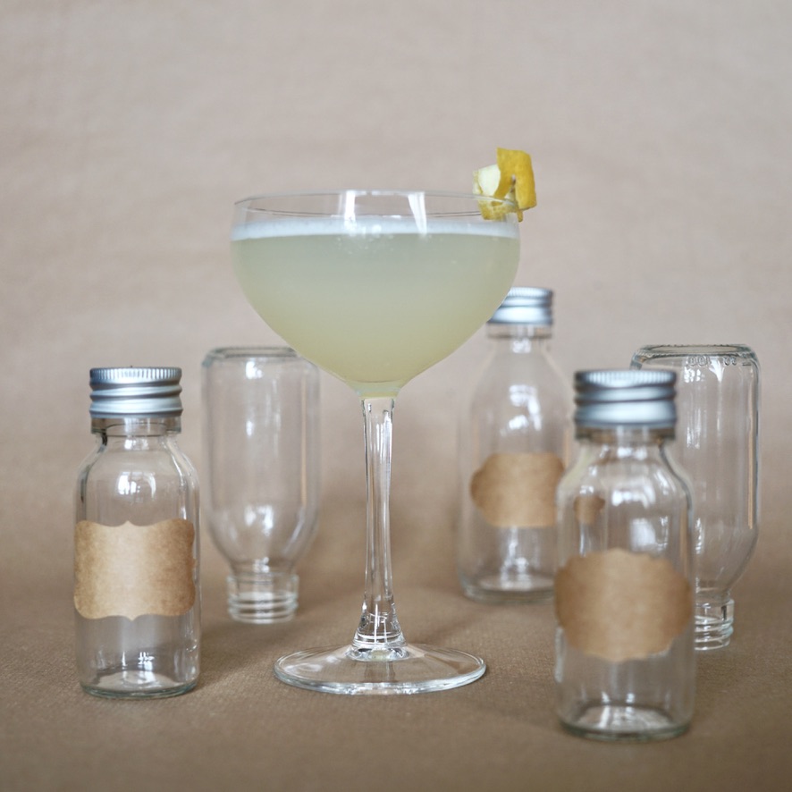 Koktejl s lahvičkami