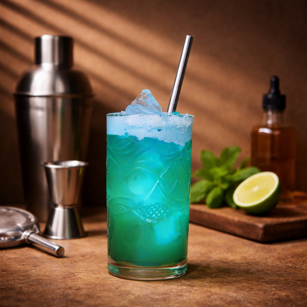 Tyrkysový highball